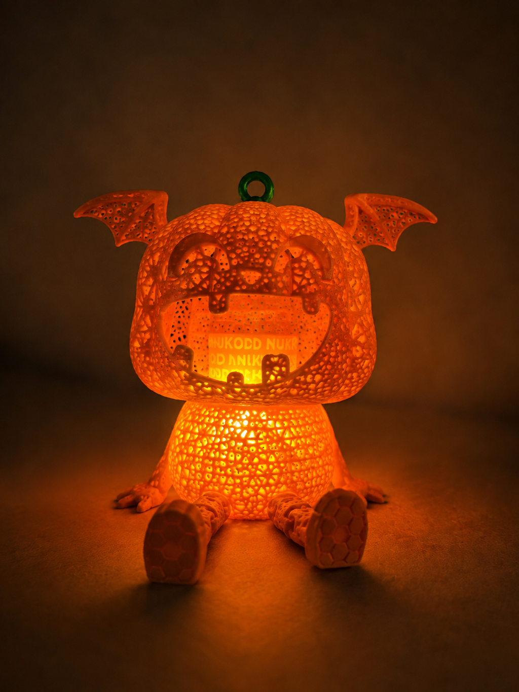 3D-gedruckter Kürbis Kid als Halloween-Deko von KA CREATIONS – Ansicht 4
