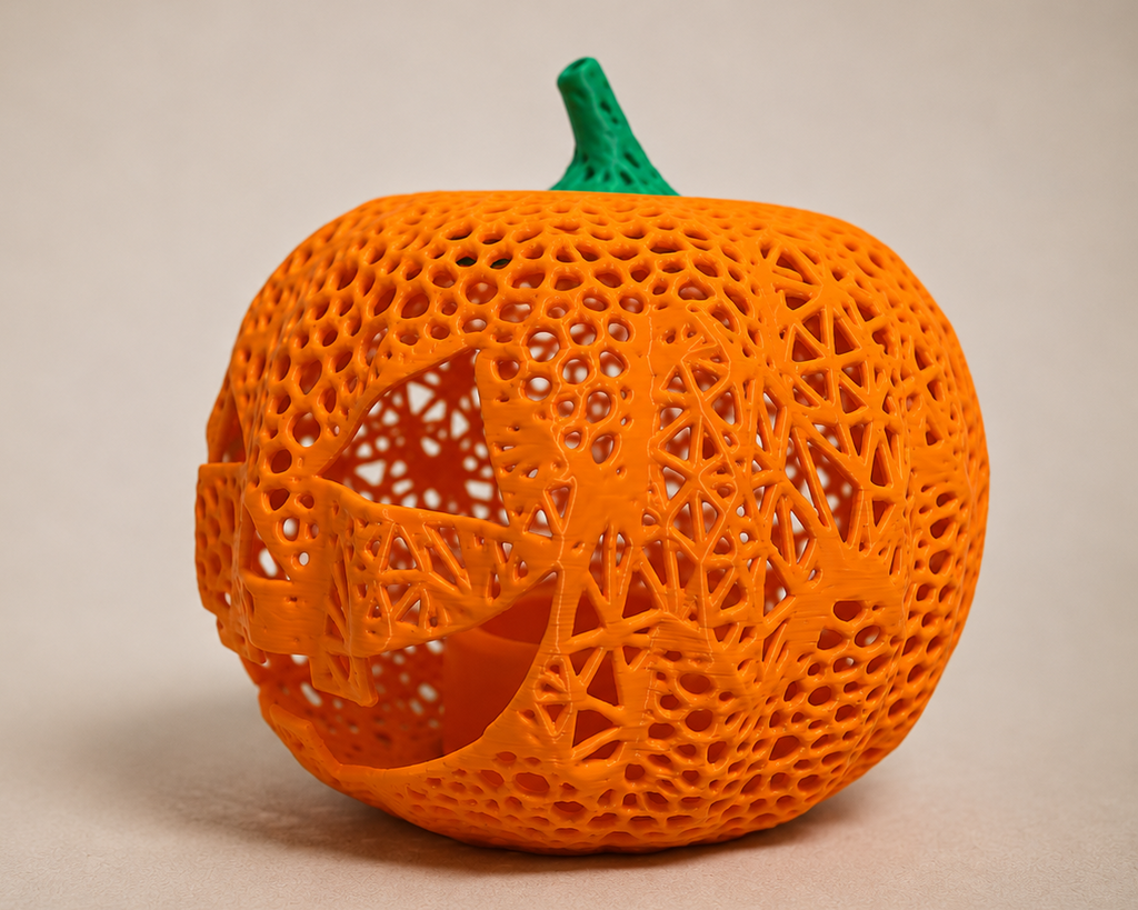 3D-gedruckter Halloween Kürbis Classic Jack von KA CREATIONS – Ansicht 2