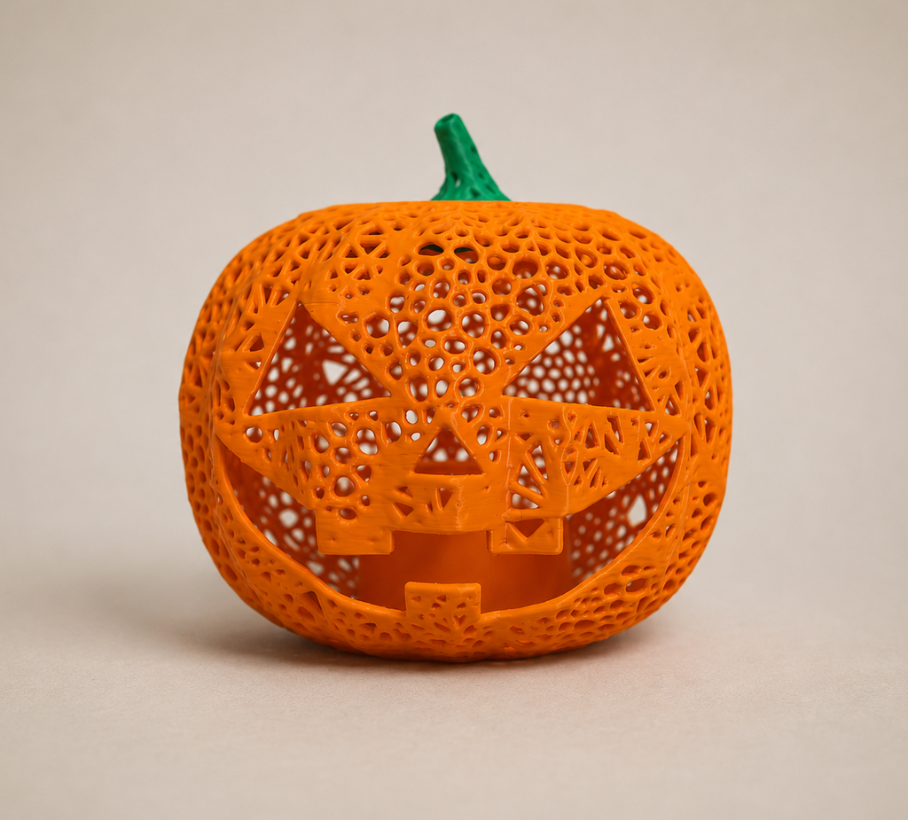 3D-gedruckter Halloween Kürbis Classic Jack von KA CREATIONS – Ansicht 1