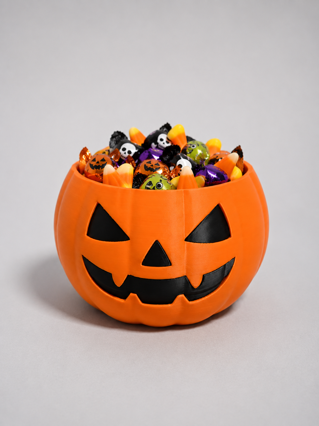 3D-gedruckte Kürbis-Schale Halloween Candy Bowl von KA CREATIONS – Ansicht 4
